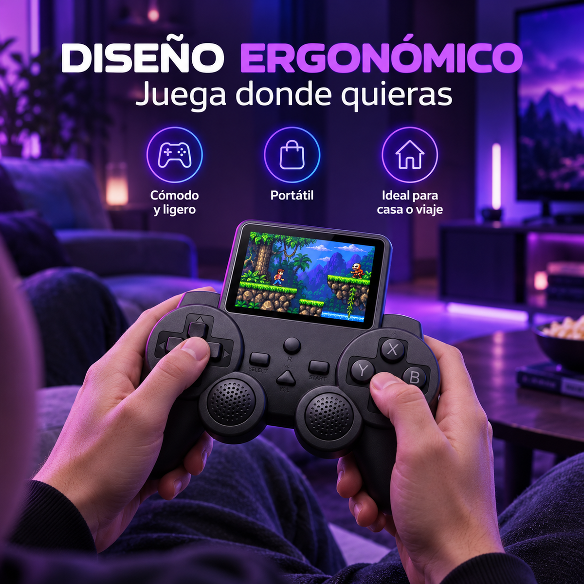 Retropix Mini con 520 juegos integrados